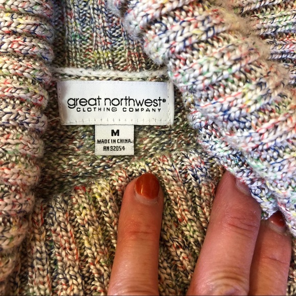 Great Northwest Clothing Gray Turtleneck Sweater - Picture 8 of 8